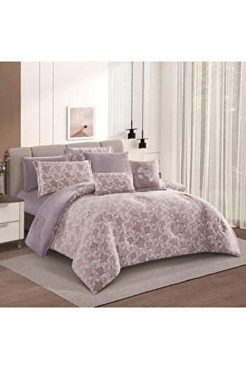 HOURS Horse Winter Bedspread, Fur and Velvet, Heavy Fill, Suitable for Single Bed Size 120 x 200 cm, 4 Pieces, 250 Stitches