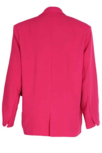 NASTY GAL Brenda Dark Pink Jacket - M, Pink, 100% Polyester