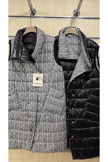 Park Moda Double-Sided Long Quilted Vest