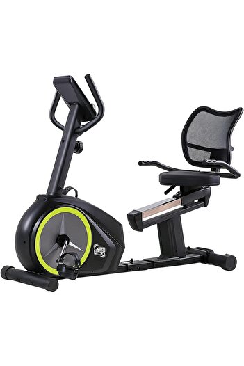Alcoach Recumbent Magnetic Exercise Bike for Home Gym and Indoor Cycling Silent Operation Digital Mo