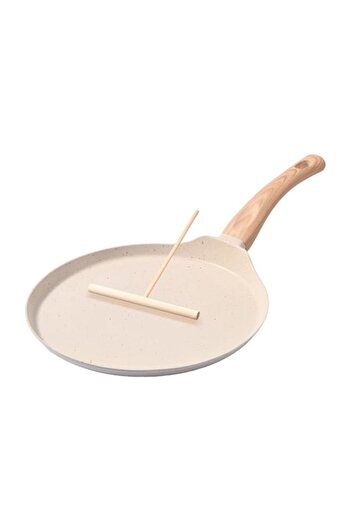 Generic Jeewoon Dosa Tawa, Frying Pan, Tawa for Roti, Crepe Pan, Dosa Pan, Granite Coating Dosa Pan with Wo