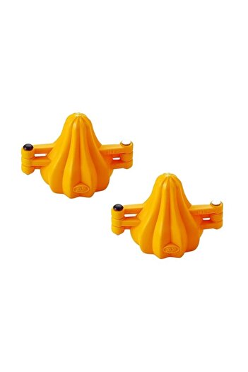 Generic Garden Of Arts Ganpati Modak Mould/Modak Maker/Modak Sancha of Plastic Choclate Cake Mould Set of 2