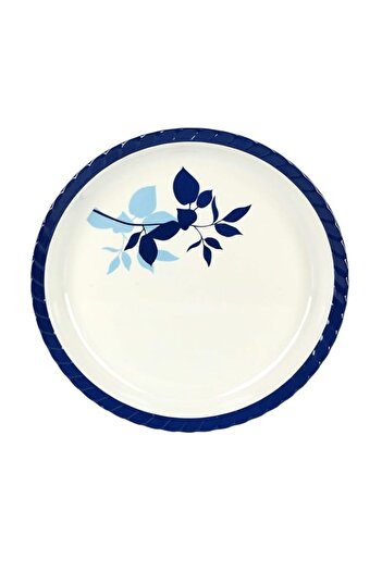 Generic Delcasa DC1808 14" Round Deep Plates - Pasta Plates - Plate with Playful Classic Decoration - Ideal