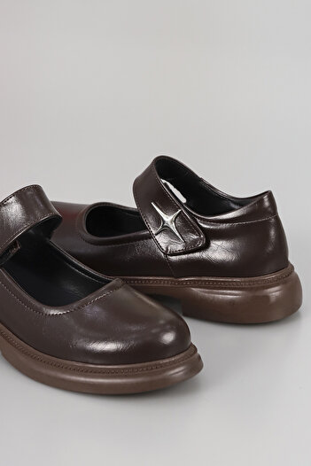 kajal ayakkabı Dvmd 2680 Low Sole Metal Buckle Detailed Loafer