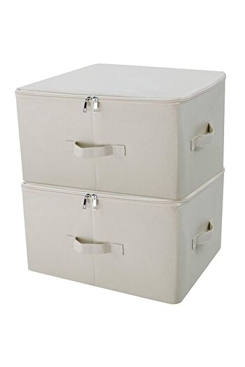 Generic 45 * 35 * 25cm Collapsible Folding Storage Bins with Lids for Wardrobe, Rigid Hard Sturdy Closet St
