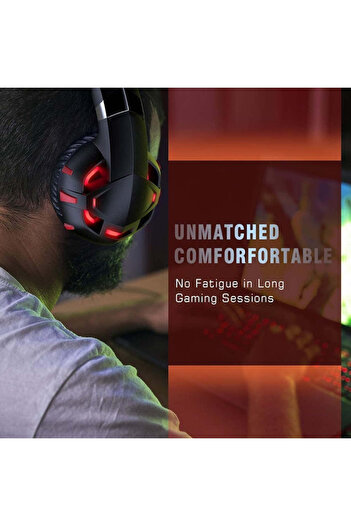 RUNMUS K2Pro Professional Gaming Headset Red