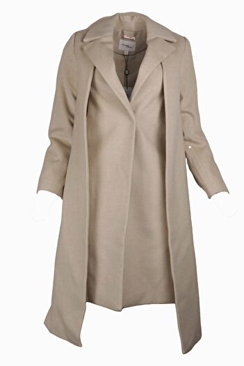 Vero Moda Keller Beige Coat - S, Beige, 80% sheep wool, 20% polyester
