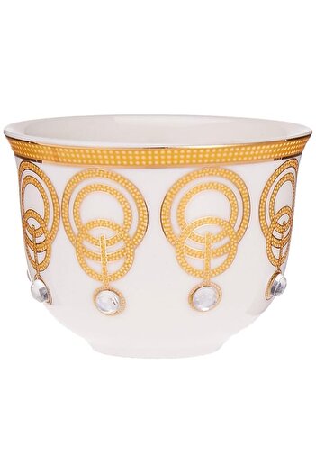 Generic HARMONY GOLD CAWA CUP WITH STONE 12PCS 80CC BONE CHINA LYB-12_S-D-2-G_02
