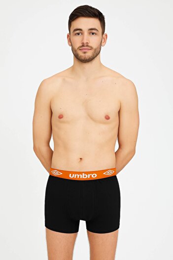 UMBRO Men's Cotton Boxers, Logo, Multicolor, set of 6 pieces.