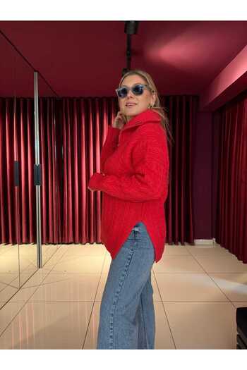 Serpirella Butik Hair Knit Oversize Sweater