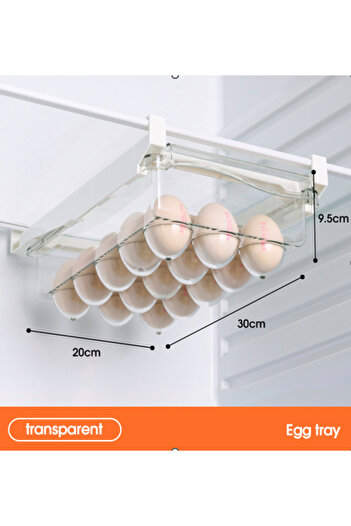 OEM Egg storage box, stand-alone, Transparent