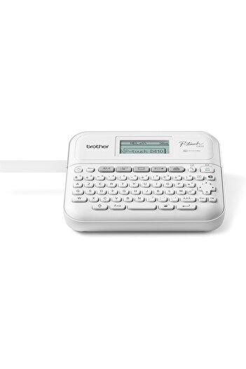 Brother جهاز P-Touch PT-D410VP | جهاز طباعة ملصقات للمكتب والمنزل | مع حقيبة حمل | مناسب لـ TZE Tap