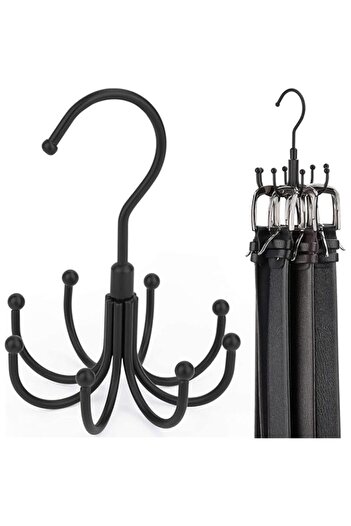Generic Xspring Belt Hanger, Heavy Duty Metal Belt Organizer for Closet, Multi-Purpose Hanging Storage for