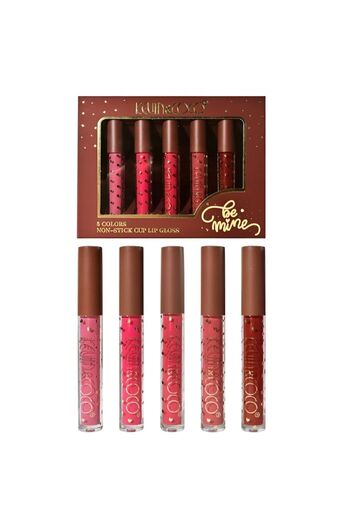 kevin coco Lipstick Set, KEVIN&COCO, Be Mine 5 Colors, 14.4 x 10.9 x 2.5 cm, Pink/Red, Variant B