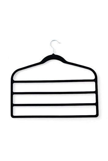 Generic ZOBER 4 Layer Velvet Hanger set Heavy Duty Space Saving Hanger - Hanger for Suits Pants Coats Dress