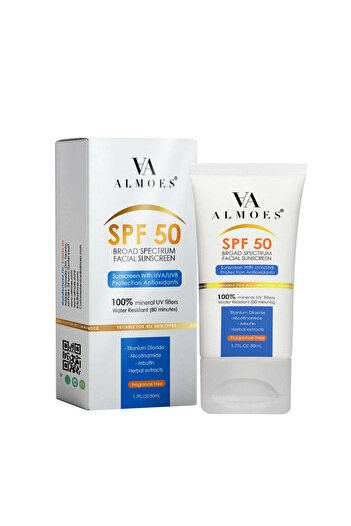 ALMOES UV Clear Broad-Spectrum SPF 50 ( FOR ALL SKIN TYPES )