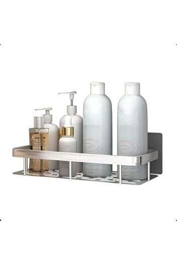 Generic Bolivia's Shower Caddy, No Drilling Wall Mounted Bathroom Organizer, Shower Caddy Suction Cups Heav