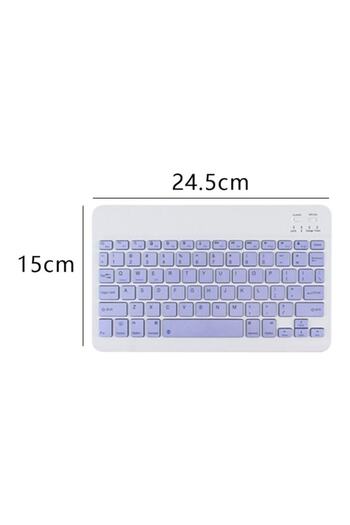 OEM Slim Bluetooth keyboard, rechargeable, multi-device, purple, 25x15x0, 6cm