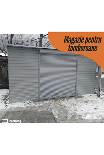PackGar Metal storage for garbage bins L4500xH2100xA2500