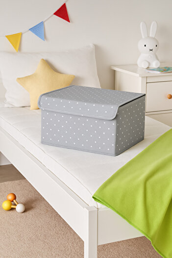 Serstil Small Size Box with Lid - Clothes Storage Box Organizer 40X30X25