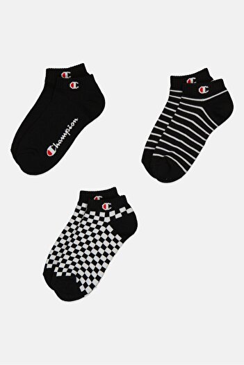 Champion Men 3 Pairs Checkered Socks, Multicolor