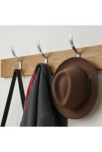 CAN METAL Long Pointed Metal Hanger Stylish Coat Rack Hanger Wardrobe Furniture Hanger (Screws Included)(10 Pcs)