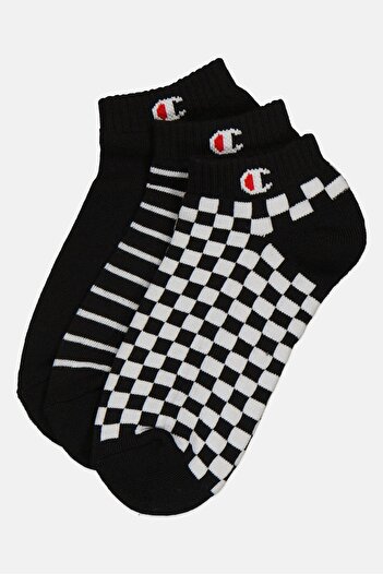 Champion Men 3 Pairs Checkered Socks, Multicolor