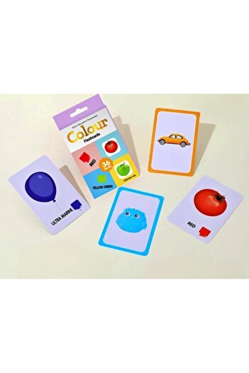 OEM Educational flashcards for children, 36 color cards, learning English through play, 11.5x7.8 cm