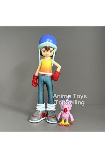 BANDAI A Anime Digimon Adventure Figure Takenouchi Sora And Piyomon Action Figures Pvc Collection Model To.
