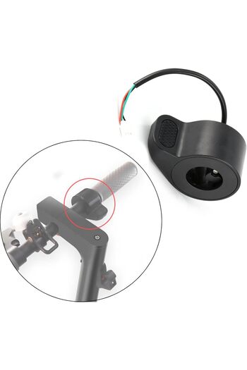 Generic Lfviellie Electric Scooter Throttle Accelerator, Thumb Speed Replacement Accessories Compatible with