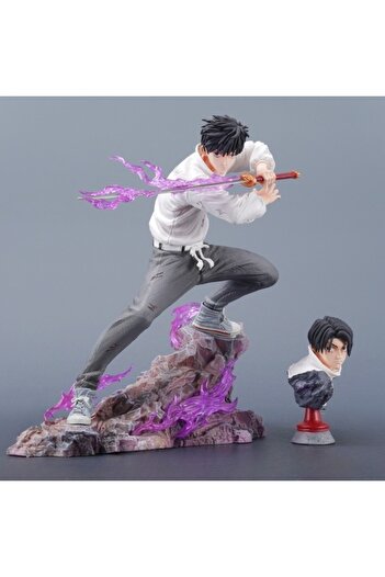 BANDAI Okkotsu Yuta 21cm/8.27in Anime Jujutsu Kaisen Figure Okkotsu Yuta Action Figures Pvc Statue Desktop