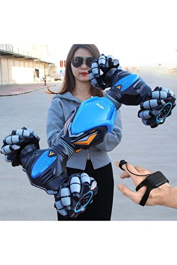 Bebelul Crazy Stunt Car 4WD Hyper Actives gesture control and remote control – 360°, omni wheels, lights and sounds