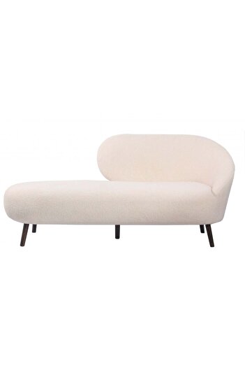 Danube Home Bowen 3-Seater Boucle Fabric Lounger - Cream - Stylish Seating with 2-Year Warranty - 190x69x86cm