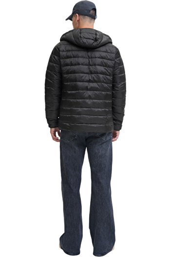Jack & Jones JACK &JONES West Light Puffer Hood jacket - 12283196-Black