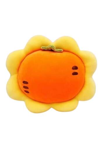 Clini Toy, plush pillow with blanket included, Clini, 110 x 160 cm, Orange