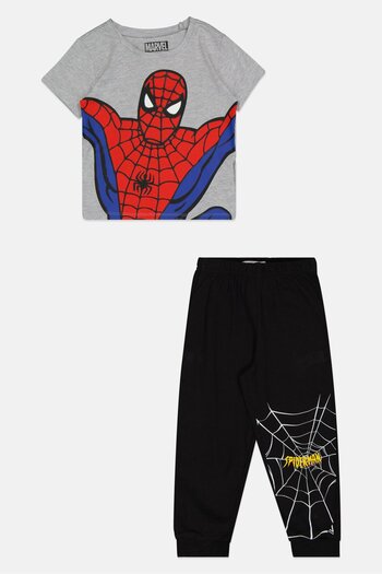 Sinsay Marvel x Toddlers Boy 2 Pcs Spider Man Pajama Set, Multicolor