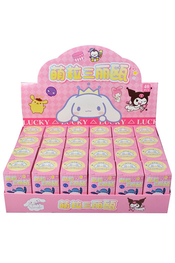 Miniso Randomly select one 24Pcs Blind Box Sanrio Kuromi Melody Cute Anime Characters Mysterious Surprise C