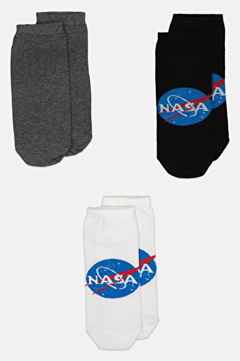 Sinsay Men 3 Pair Graphic Print Cotton Blend Socks, Multicolor