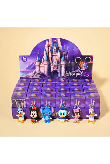 Choice random 24pcs Disney Mickey Mouse Donald Duck Minnie Keychain Pendant Character Mickey Mouse Keychain