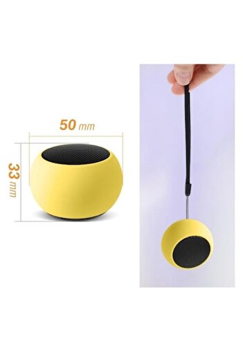 OEM Portable Bluetooth Speaker Mini, Wireless, Round Design, Strong Bass, 400 mAh Battery, 3 hours playback