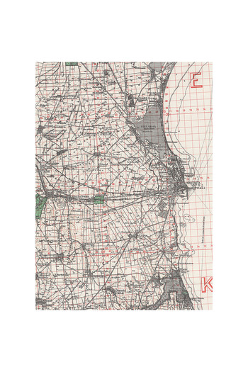 Nostalgia Shop Map of Constanta and surroundings, British Army's Geographical Section, 1944, 50x70cm, reproduction