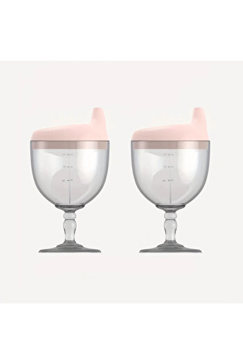 Choice 2pcs-Pink 1pc Fun Party Cup for Kids,Cheerful Baby Wine Sippy Cup,Juice Milk Water Training Cup,Plas