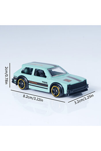 Choice 6417 1:64 Light Green Alloy Car Model, Fingertip Toy, Creative Play, Fun Toy Car for Boys/Christmas