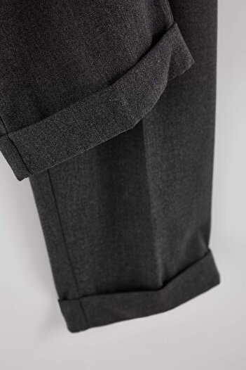 Trendyol Collection Anthracite Men's Boyfriend Fit Pants Tmnaw26Pl00017