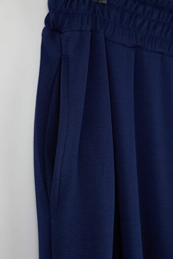 Trendyol Curve Indigo Морква/Carrot Fit Зі шнурком Великий розмір Спортивні штани TBBAW26AJ00008