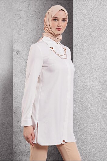 Alvina Accessory Detailed Tunic 45067