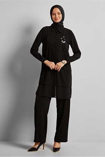 Alvina Brooch Detail Tunic 45553