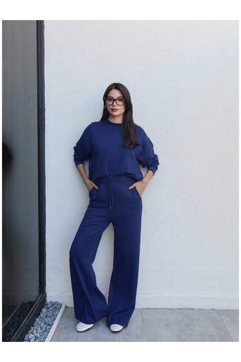 ESRAHELVACI Σετ αθλητικής φόρμας Navy Blue Modal