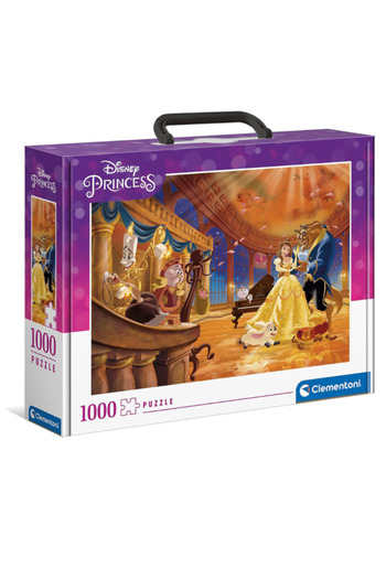 CLEMENTONI Puzzle Disney Princess - Frumoasa si Bestia, Clementoni, 1000 piese