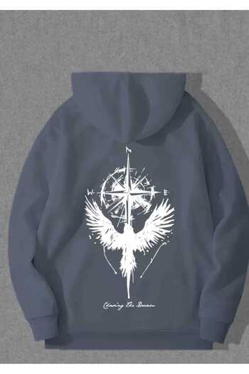 ORVIO Group Eagle Design Luxury Men's Hoodie